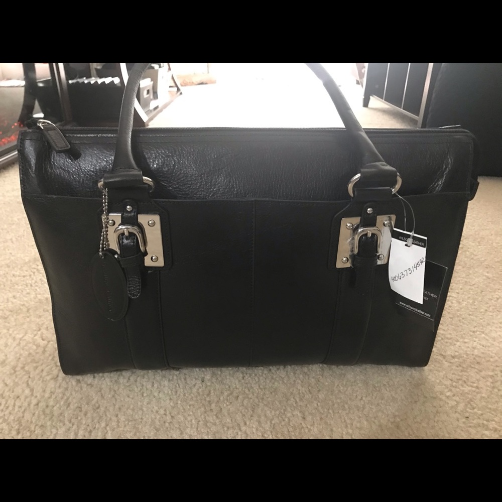 Black Leather Executive Bag